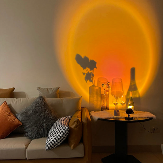 GlowBright - Retro Sunset Table Lamp for Bedroom & Living Room Ambiance 1