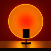 GlowBright - Retro Sunset Table Lamp for Bedroom & Living Room Ambiance 0