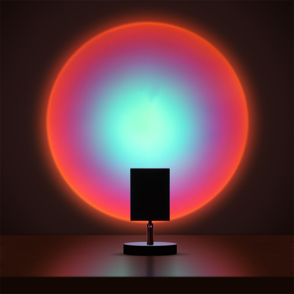 GlowBright - Retro Sunset Table Lamp for Bedroom & Living Room Ambiance 9