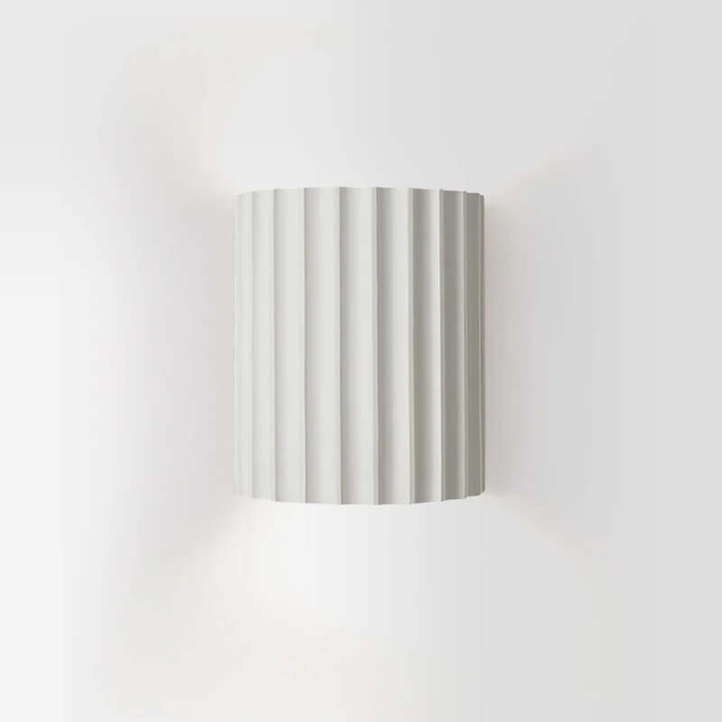 Modern Resin Wall Sconce - Artistic LED Wall Lamp for Living Room & Hallway 0