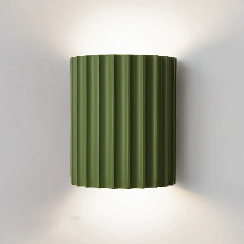 Modern Resin Wall Sconce - Artistic LED Wall Lamp for Living Room & Hallway 3